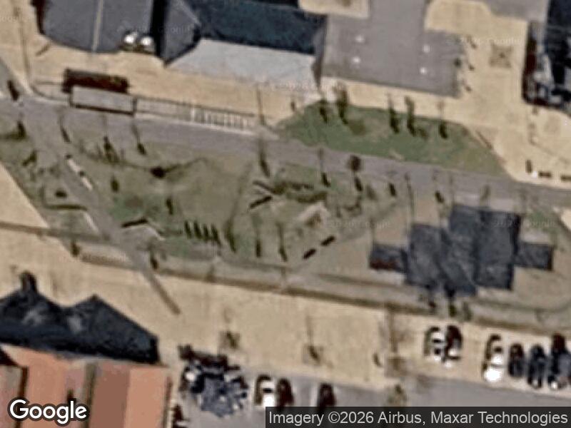 Satellitfoto af Brædstrup Midtby Legeplads