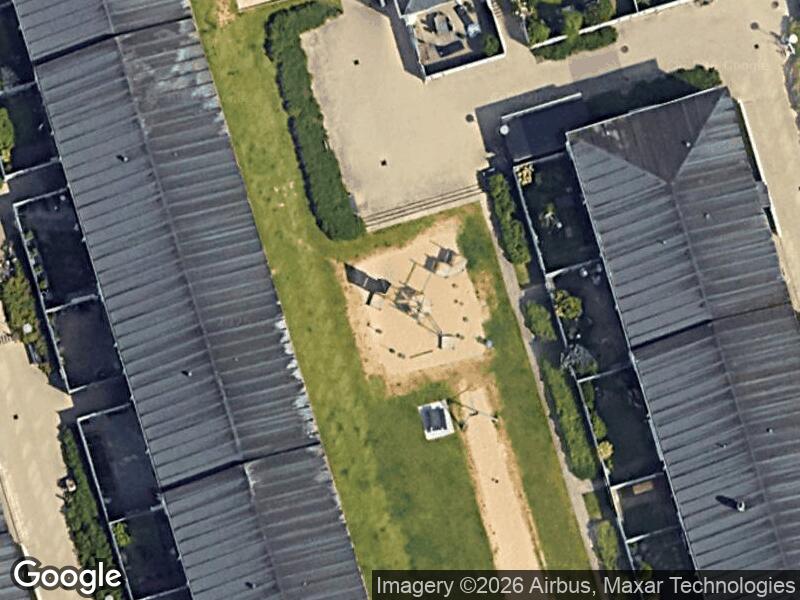 Satellitfoto af Legepladsen v. Doravej