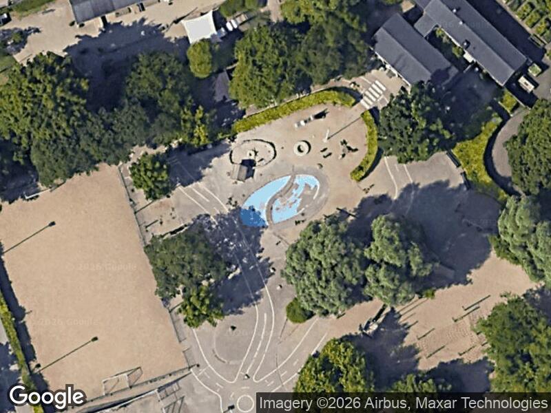 Satellitfoto af Legepladsen i Lergravsparken