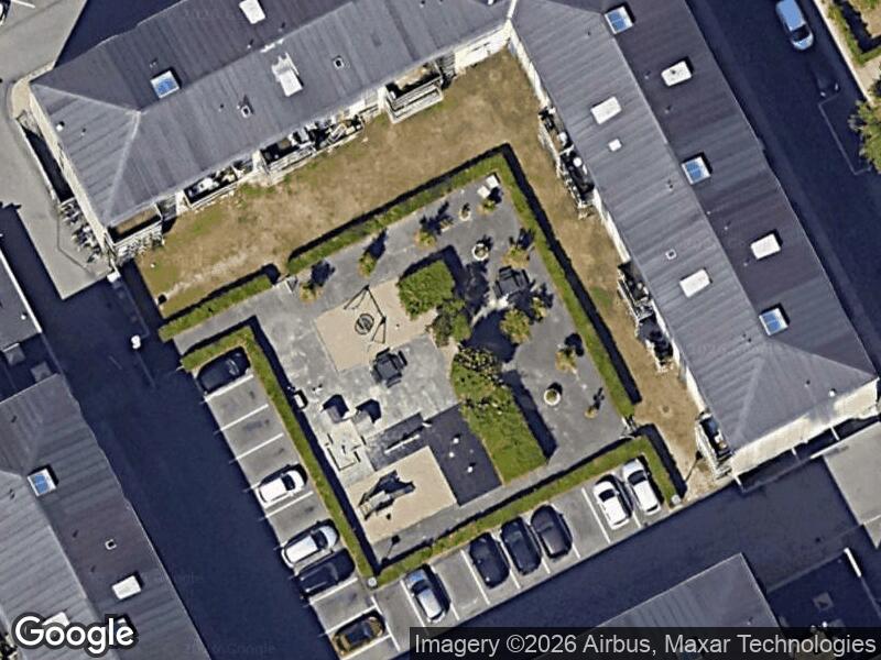 Satellitfoto af Legepladsen v. Rønnebærvej
