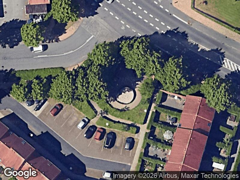Satellitfoto af Legepladsen v. Danmarksgade