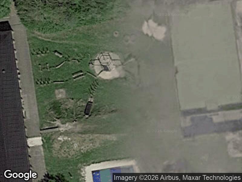 Satellitfoto af Legepladsen v. Lærkevænget